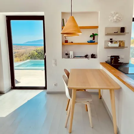 Spiti Su In Paros - Naousa Piscina Privata ヴィラ