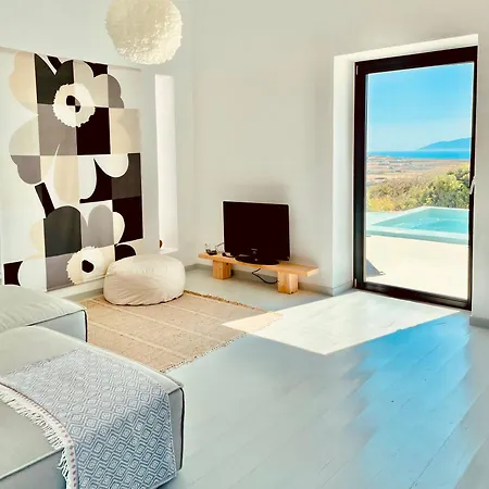 ヴィラ Spiti Su In Paros - Naousa Piscina Privata アベラス