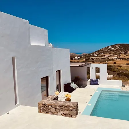Spiti Su In Paros - Naousa Piscina Privata ヴィラ アベラス