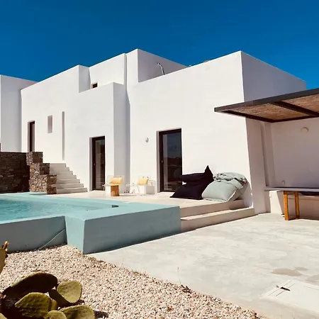 ヴィラ Spiti Su In Paros - Naousa Piscina Privata アベラス