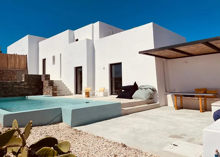 Villa Spiti Su In Paros - Naousa Piscina Privata Ambelas
