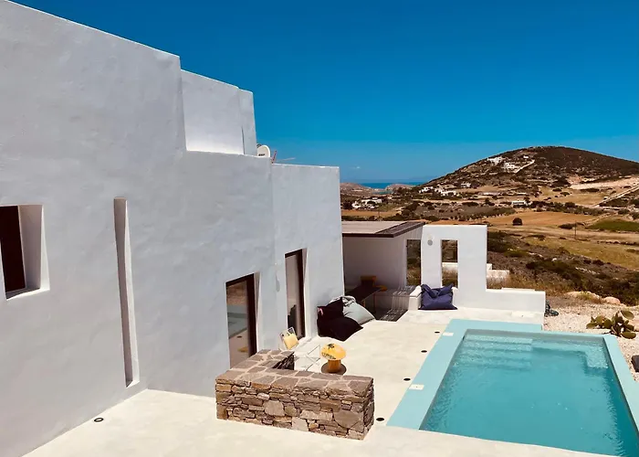 Spiti Su In Paros - Naousa Piscina Privata Villa Ambelász