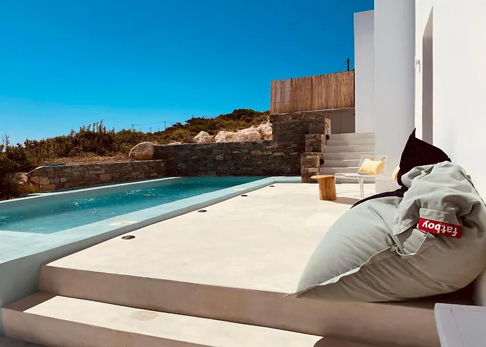 Spiti Su In Paros - Naousa Piscina Privata Villa Ambelász